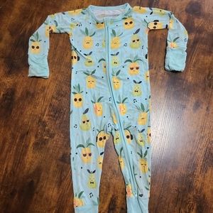 Little Sleepies Pineapple Jams 6-12 Months Zippy